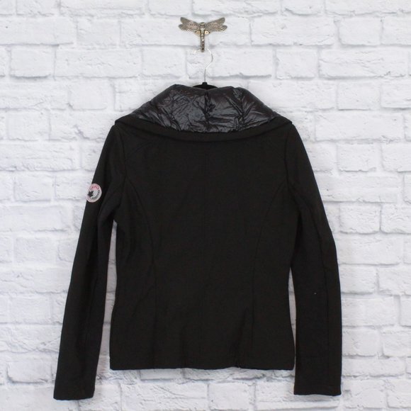 Halifax Traders Black Nylon Down Puffer Weather Resistant Jacket Size S - Picture 7 of 8